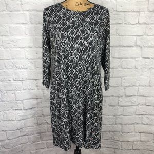 MICHAEL KORS Snakeskin Print Dress